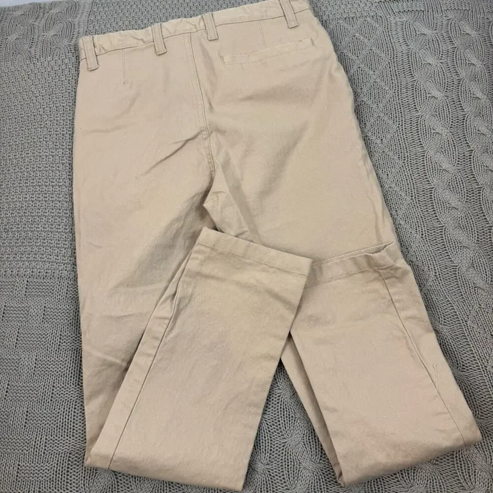 Old Navy Boys Tan Chino Khaki Pants 12 SLIM
